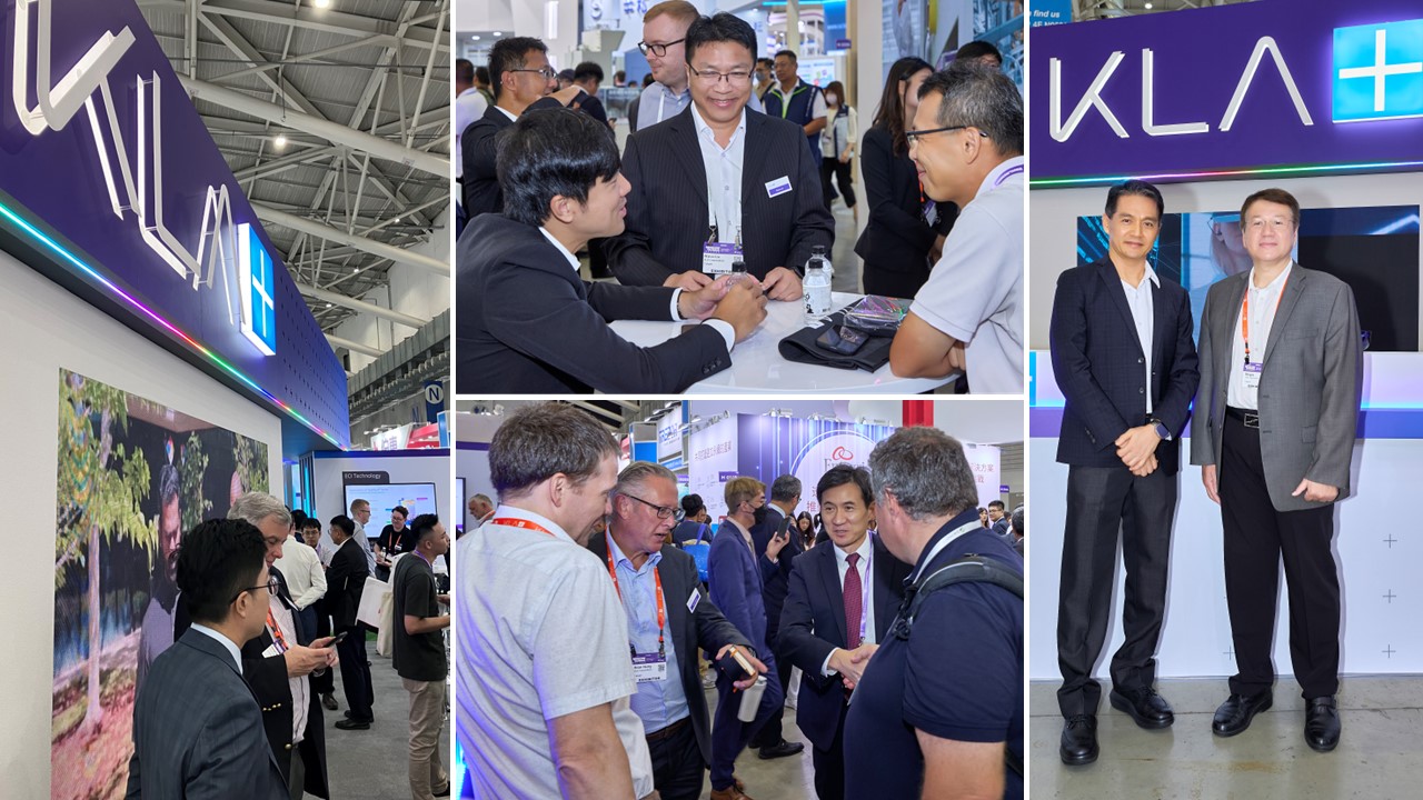  SEMICON Taiwan 2024 showgoers check out KLA product solutions. 